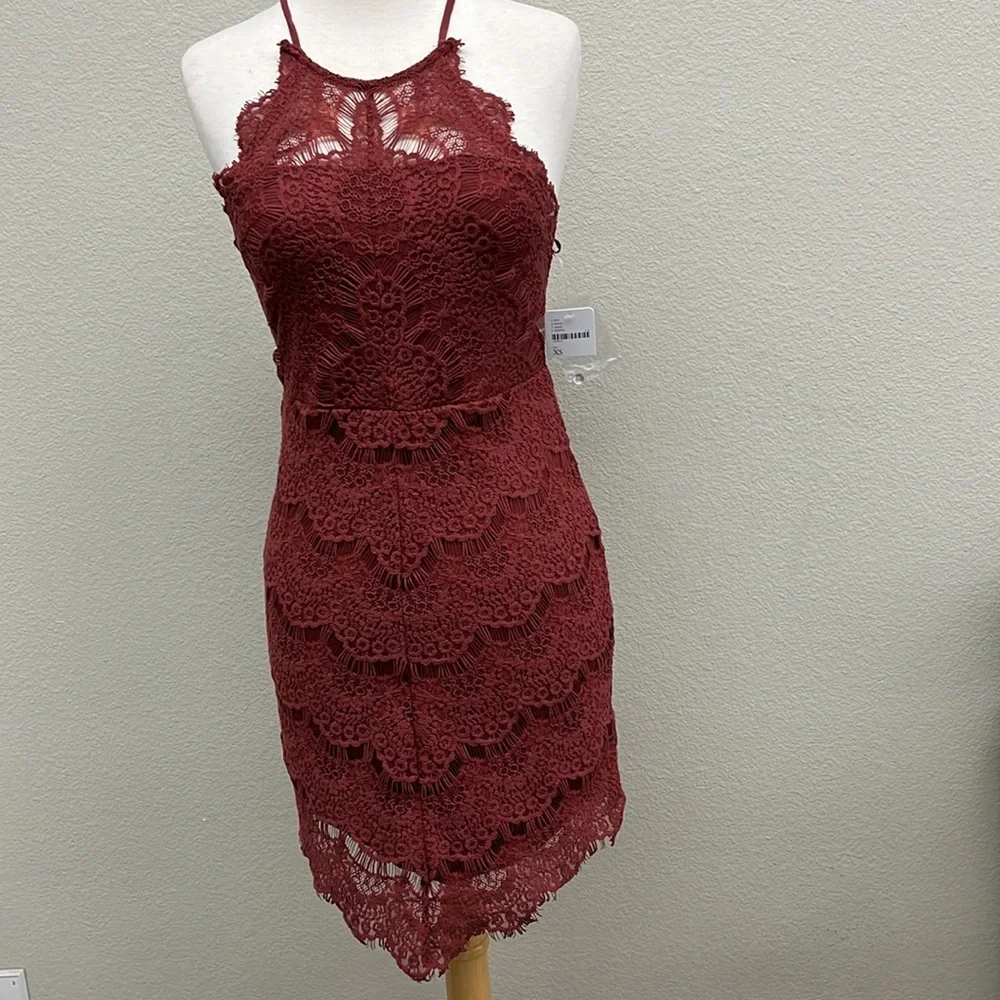 Free People She’s Got It Lace Bodycon Slip Dress - Picture 3 of 9